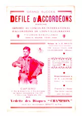 télécharger la partition d'accordéon Défilé d'accordéons (Marche) au format PDF