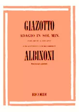 descargar la partitura para acordeón Adagio in Sol min (Per archi e organ) en formato PDF