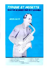 télécharger la partition d'accordéon Recueil : Typique et Musette (Partie Saxo Alto) (7 Titres) au format PDF