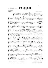 scarica la spartito per fisarmonica Prétexte (Orchestration) (Valse) in formato PDF