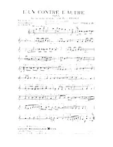 télécharger la partition d'accordéon L'un contre l'autre (Sur les motifs de la chanson de Pierre Thomas) (Java) au format PDF