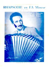 télécharger la partition d'accordéon Rhapsodie en Fa mineur au format PDF