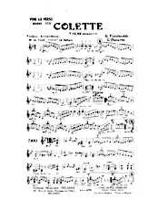 download the accordion score Colette (Orchestration) (Valse Musette) in PDF format