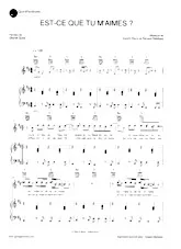 download the accordion score Est ce que tu m'aimes in PDF format