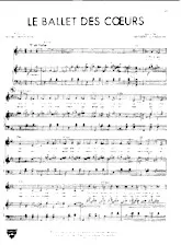 télécharger la partition d'accordéon Le ballet des cœurs (Chant : Edith Piaf) (Valse) au format PDF