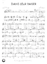 télécharger la partition d'accordéon Dans leur baiser (Chant : Edith Piaf) (Valse) au format PDF
