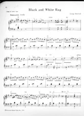 descargar la partitura para acordeón Black and White Rag en formato PDF