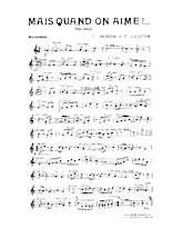 descargar la partitura para acordeón Mais quand on aime (One Step) en formato PDF