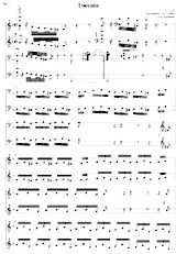 télécharger la partition d'accordéon Toccata and Fugue in D minor BMV 565 (Arrangement : H B Golubiv & I B Mikiforov) (Bayan) au format PDF