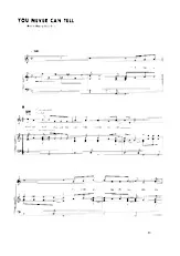 descargar la partitura para acordeón You never can tell en formato PDF