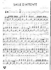 télécharger la partition d'accordéon Salle d'attente (Chant : Edith Piaf) au format PDF