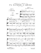 télécharger la partition d'accordéon Un souvenir d'amour (Valse Chantée) au format PDF