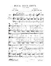 scarica la spartito per fisarmonica Pour nous deux (Valse Chantée) in formato PDF