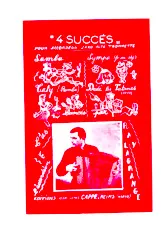 download the accordion score Recueil : 4 Succès pour Accordéon Saxo Alto Trompette (Samba + Taty + Sympa + Dédé les tatanes) (Orchestration) in PDF format