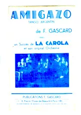 télécharger la partition d'accordéon Amigazo (Orchestration Complète) (Tango Argentin) au format PDF