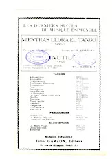 télécharger la partition d'accordéon Mientras llora el tango (Orchestration Complète) au format PDF