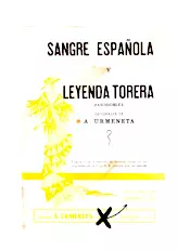 télécharger la partition d'accordéon Sangre Española (Orchestration) (Paso Doble) au format PDF