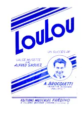 download the accordion score Loulou (Orchestration) (Valse Musette) in PDF format