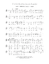 download the accordion score C'est le cha cha cha des familles in PDF format