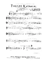 scarica la spartito per fisarmonica Tyroler Karnaval (Orchestration) (Valse Tyrolienne) in formato PDF