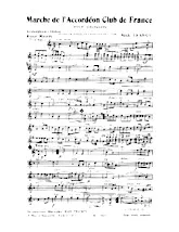 télécharger la partition d'accordéon Marche de l'Accordéon Club de France (Orchestration Complète) au format PDF