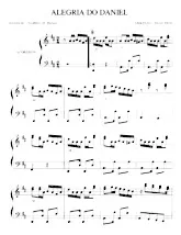 télécharger la partition d'accordéon Alegria do Daniel (Transcription : Outubrino Domingos de Moraes) au format PDF
