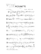 télécharger la partition d'accordéon Rosinette (Java) au format PDF