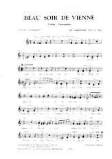 télécharger la partition d'accordéon Beau soir de Vienne (Valse Viennoise) au format PDF