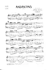télécharger la partition d'accordéon Andantino (Arrangement : Eliane Margelli) (Tango) au format PDF