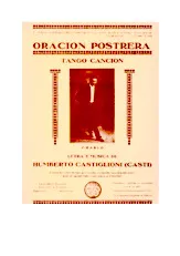 télécharger la partition d'accordéon Oracion Pastrera (Tango Chanté) au format PDF
