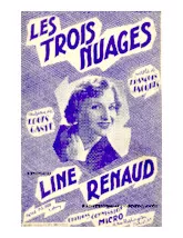 download the accordion score Les trois nuages (Chant : Line Renaud) (Boléro) in PDF format