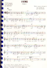download the accordion score Viens (When) (Twist) in PDF format