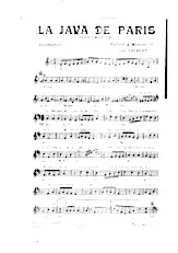 scarica la spartito per fisarmonica La java de Paris in formato PDF