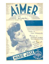 descargar la partitura para acordeón Aimer (Chant : Marie José) (Rumba) en formato PDF