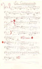 download the accordion score La Cumparsita (Tango) (Manuscrite Simplifiée) in PDF format