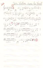 descargar la partitura para acordeón Un violon dans la nuit (Tango) (Manuscrite Simplifiée) en formato PDF