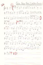 descargar la partitura para acordeón Cielito Lindo (Valse) (Manuscrite Simplifiée) en formato PDF