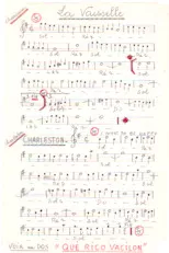 télécharger la partition d'accordéon La vaisselle + I want to be happy (Charleston) (Manuscrite Simplifiée) au format PDF