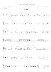 descargar la partitura para acordeón Chanson pour Manon (Valse) en formato PDF