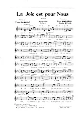 télécharger la partition d'accordéon La joie est pour nous (Orchestration) (Marche) au format PDF