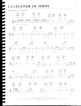 télécharger la partition d'accordéon La légende de Jimmy au format pdf