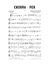 download the accordion score Choura Fox in PDF format