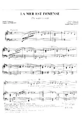 download the accordion score La mer est immense (The water is wide) in PDF format