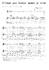 download the accordion score C'était une bonne année je crois (Ich denk' es war ein gutes Jahr) in PDF format