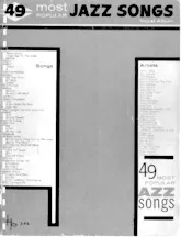 télécharger la partition d'accordéon 49 Most Popular Jazz Songs au format PDF
