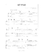 télécharger la partition d'accordéon Let It Go (Frozen) au format PDF