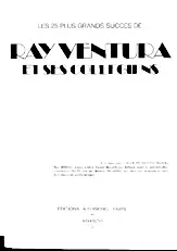 télécharger la partition d'accordéon Les 25 plus grands succès de Ray Ventura et ses Collégiens au format PDF