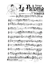 download the accordion score La Paloma (2ème Accordéon) (Tango) in PDF format