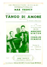télécharger la partition d'accordéon Tango di Amore (Tango Argentin) au format PDF
