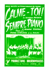 télécharger la partition d'accordéon Sempre Piano (Tango Typique) au format PDF